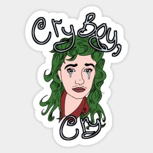 Cry boy, cry Sticker